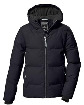 killtec Mädchen Steppjacke/Winterjacke mit Kapuze KOW 357 GRLS QLTD JCKT, schwarz blau, 164, 42150-000