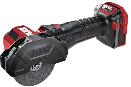 FLEX Akku Mini-Winkelschleifer LBE 76 12-EC Set (Abmessung 235 × 75 × 120 mm, Gewicht 0,85 kg, 12 V Akku) 531718