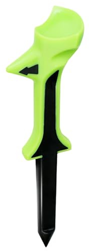 Set med golfpeggar, 10 graders lutning, 8,3 x 2,5 cm avsmalnande basdesign, material med låg friktion, noggrannhetsförbättringsfunktion för golfare, bollsport, sortiment, nybörjare, träning, lektioner