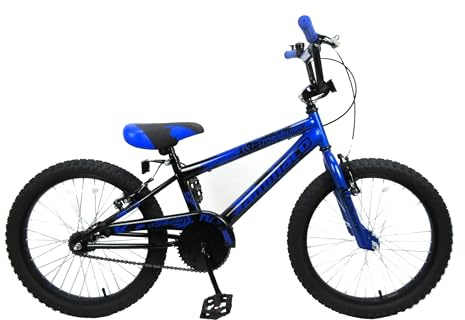 Ammaco Stormhawk Boys 18 Wheel Kids BMX Bike Bicycle Blue & Black Age 6+