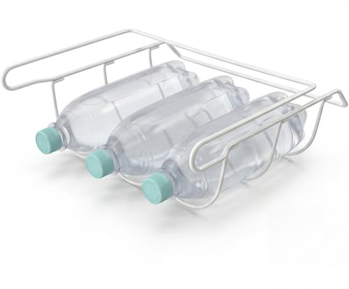 ersatzteilshop basics Soporte para botellas para frigorífico, 330 x 315 x 120 mm, universal, color blanco