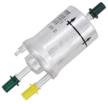 NewYall Fuel Filter for Audi TT A3 Cabriolet A3 S3 Sportback for VW Passat Jetta Polo Golf Eos for Seat Leon Toledo Altea Ibiza for Skoda Yedi Superb Octavia 2004-2018 Replaces 1K0-201-051 C