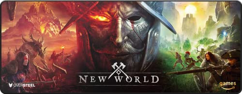 Oversteel - MAGNALIUM AETERNUM PC-Gaming-Mauspad, Größe XL (900x350x4 mm), New World Edition