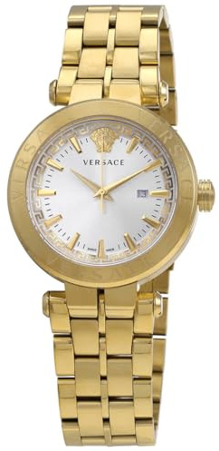 Versace Herren Armbanduhr Aion 44 mm Armband Edelstahl VE2F005 21