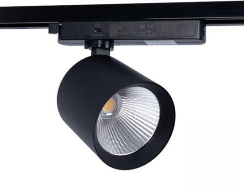 B·LED BARCELONA LED - Proyector LED para carril monofásico CCT - 40W - CRI 90 - Negro