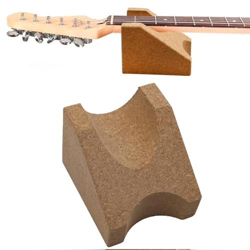 CENPEK Supporto per Strumento in Sughero per Chitarra, Supporto per Manico per Chitarra, Supporto per Riparazione per Tutti i Tipi di Chitarre