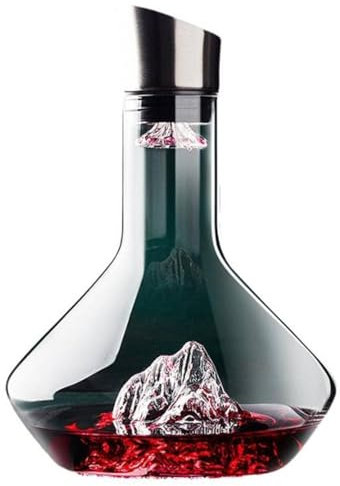 Carafe à décanter Iceberg épaisse en verre de cristal européen, carafe à vin de luxe haut de gamme, excellent cadeau pour les amateurs de vin