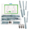31 Pcs Double Ended Screws, Hanger Bolts, Double Ended Metal to Wood Screws, Metal Dowels, Self-Tapping Double Sided Screw for Furniture Woodworking Connector Joining, with Bit(M6, M8, M10)