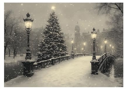 TODOAA Moderne Hiver Forêt Impression Sur Toile Paysage d’hiver noir et blanc Vacances d'Hiver Tableau Paysage - Decoration Murale Salon Moderne Image sur Toile(blanc)-50x70cm Sans cadre