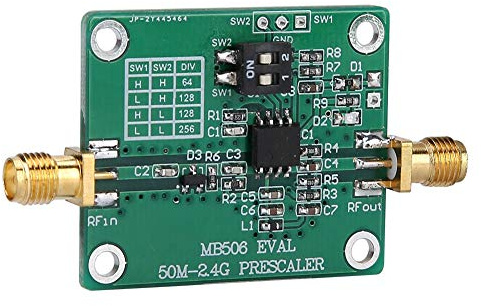 Prevessel Divisor de Frecuencia Preescalador de Microondas MB506 de Alta Frecuencia de 2,4 GHz para Transceptor DBS CATV, Rendimiento Mejorado para Entusiastas de la Electrónica, Material PCB