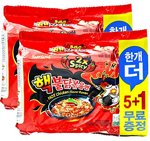 WaNaHong Samyang Hot Chicken Flavour Ramen 2X Spicy (Pack of 12)