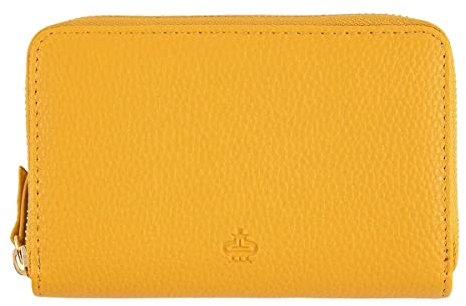 DRAEGER PARIS 1886 Damen, Senfgelb Geldbörse, goldfarben