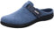 Rohde Damen Pantoffel Hausschuh Wechselfußbett Softfilz Bari 6549, Größe:42 EU, Farbe:Blau