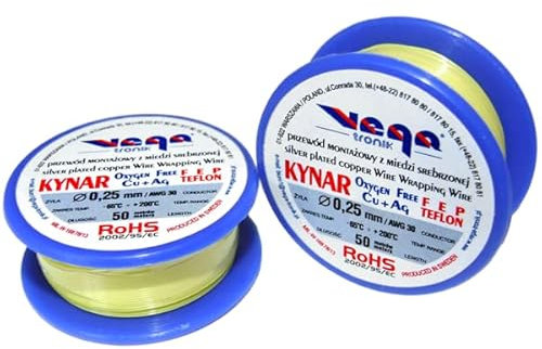 KYNAR - Filo avvolgente 50 m, colore: Giallo