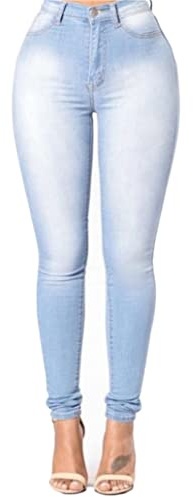 ZH8FCHAN Jeans Donna Slim Fit Elasticizzati Donna Pantaloni Skinny Elasticizzati A Vita Alta Jeans Leggins Donna Stretti Pantaloni Push Up Aderent Jeans Donna Slim Fit Vita Normale