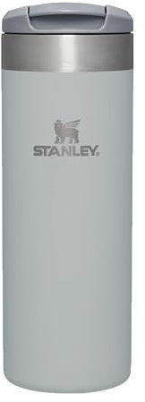 Stanley Aerolight Transit Thermobecher 0.47L - Hält 6 Stunden Heiß - Spülmaschinenfest - Kaffeebecher To Go Auslaufsicher - Kompatibel Mit Gängigen Pkw-Getränkehalterungen - Thermosflasche - Fog