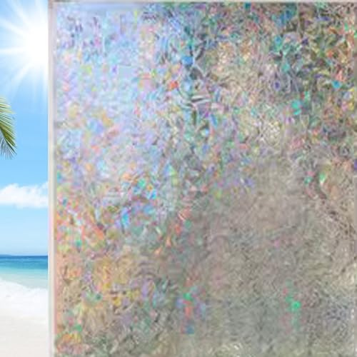 Pellicola Privacy Finestre 152 x 1000 cm Protezione Solare, Anti-Uv Pellicola di Vetro di Protezione Solare Pellicola Anti UV per Ufficio,Soggiorni, laser