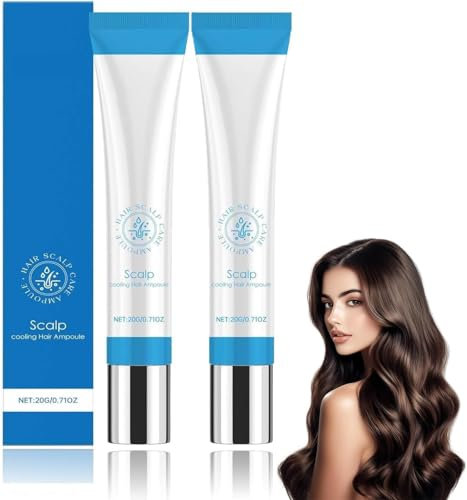 Vibbang Scalphy Hair Ampoule, 2Piezas Suero para el Crecimiento del Cabello, 20ml Sueros Capilares que Mantienen el Cuero Cabelludo Limpio y sin Grasa, Recrecimiento del Cabello para Hombre Mujere
