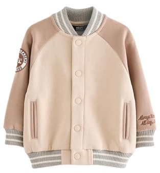 NEXT Niños Chaqueta universitaria Stone/Grey 4 Años-5 Años