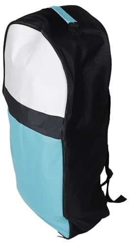 BUGUUYO Bodyboard Gonflable 1 Pièce en Tissu Oxford Imperméable Vert Bicolore, Paquet à Dos Ergonomique pour Sports Nautiques et Plage, Planche Légère et Résistante pour Paddle et Surf