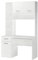 Vicco Schreibtisch Crossline, Arbeitstisch für das Büro, Weiß, 120.1 x 59.5 cm