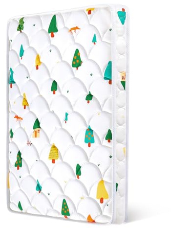 Mini Crib Mattress 38 x 24 x 4- Firm Support and Comfort Premium Foam,Noiseless and Odorless,Hypoallergenic Mini Crib Mattress,Fits Mini and Portable Cribs,Dual Sided with Soft Breathable Fabric