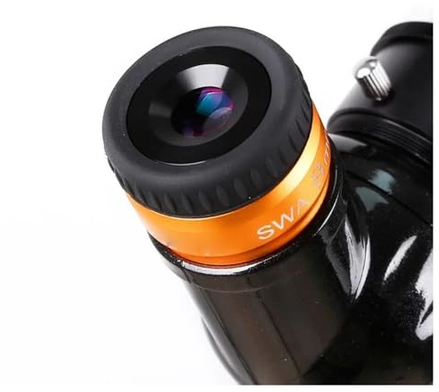 Teleskoptillbehör brett okular 70 grader ultra vidvinkel 3,2 cm teleskop tillbehör brännvidd teleskop okular (8 mm)