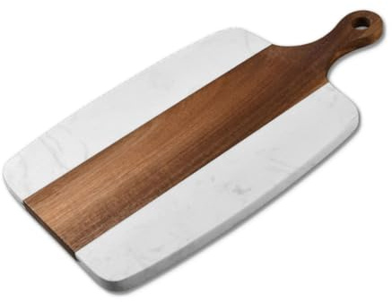 Tabla de cortar de madera de acacia de doble cara para cortar pan