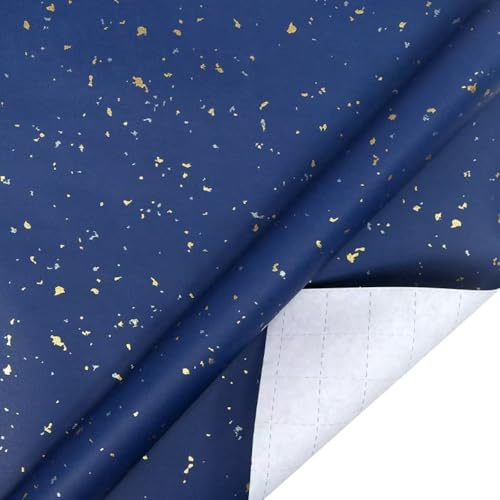 NYSDM Gåva stjärnor gnistrande omslagspapper rulle bröllop barn födelsedag semester baby shower wrap hantverk dekor gåvor
