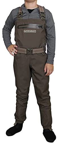 Paramount Outdoors Stonefly Youth Breathable Fishing Chest Wader for Kids (Medium)