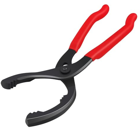 Shonee Oil Filter Wrench (L:12, Jaw Capacity: 60mm to 102mm), Automotive Oil Filter Removal Tool for Oil Change, Adjustable Fuel Filter Wrench Plier (1 Set)