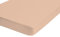 Traumschloss Premium Feinbiber Spannbetttuch für besten Schlafkomfort - extra warmes Gefühl für den Winter, Farbe:beige, Größe:90-100x200