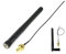 zalati M.2 WiFi Antenna 2pcs 2.4GHz 5.8GHz 3dBi MIMO RP-SMA Male + 2pcs 15cm NGFF IPEX4 to RP-SMA Cable for M.2 NGFF Intel Wireless Network Card Wifi Adapter Laptop
