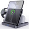 Qoosea Wireless Charger, Tragbar Ladegerät für Samsung Galaxy Z Fold 6/5/4/3/2, Induktive Kabellose Ladestation für Galaxy Z Flip/S24/S23/S22, Induktionsladegerät für Galaxy Watch 6/5/4/Active/Buds