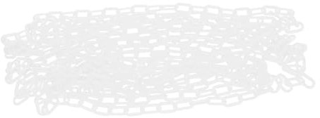 SOLUSTRE 10m Plastic Chain Safety Barrier Crowd Control Chain Flexible for Events Outdoor Use Parking Fences