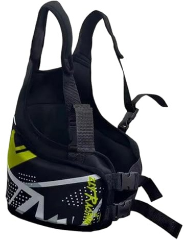 Ronyme Kids Karting Rib Protector Vest Gear, Sports Chest Back Spine Chest Protector, Kids Protective Gear, Lightweight, Ergonomic Versatile Kart Cycling Skiing Skateboarding Chest Protector, Yellow