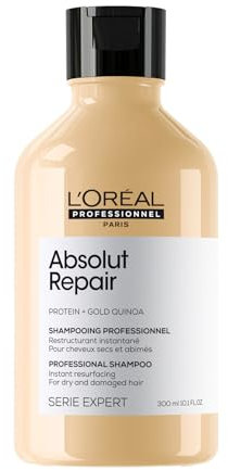 L'Oréal Professionnel Reparierendes Haarshampoo für strapaziertes und trockenes Haar, Mit Quinoa, Serie Expert, Absolut Repair Shampoo, 300 ml