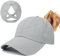 Enwokran Baseball Cap Damen Mesh Schnell Trocknende Pferdeschwanz Baseballkappe, Sonnenschutz Laufkappe Basecap Hut Einstellbar Ponytail Baseballmütze UV Sonnenhut Sonnenschutz Hüte (Hellgrau)