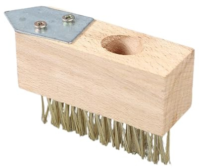 Herramienta de limpieza de hendiduras de cubierta, cepillo de alambre removedor de musgo de entrada, herramienta de eliminación de lechada, ángulo multifuncional de 45 grados, deshierbe manual para el