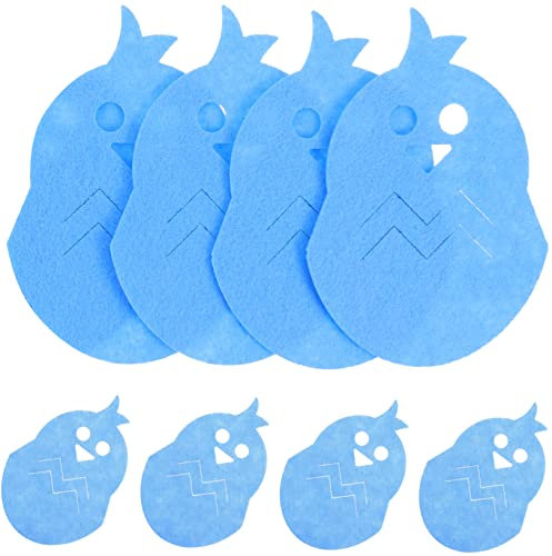 Warmhm Easter Chicks Cutlery Holder Bag Silverware Organizer Easter Treats for Boys and Girls