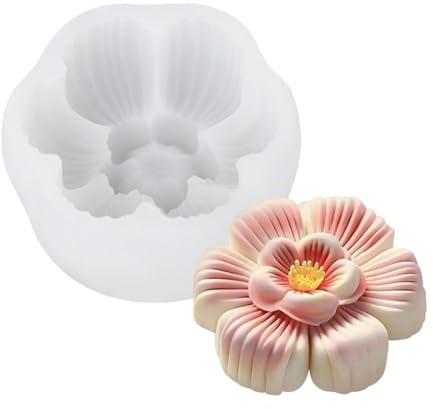 Moules à chocolat en forme de fleur, moules à dessert, pâtisseries, pâtisseries, texture en silicone pour la cuisson des desserts, des gâteaux