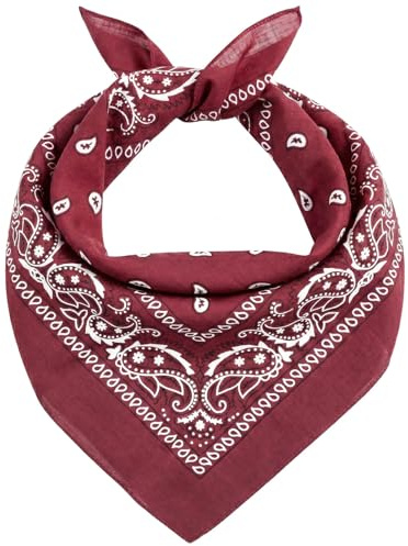 AURAE Bandana – 100% Bomull & Naturfiber – Huvudduk För Män och Kvinnor Utan Polyester – Mjuk, Hållbar & Tvättbar – Bandana För Män och Kvinnor – Unisex & Barn