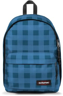 Eastpak Out of Office Sac à dos 27L (44 x 29,5 x 22 cm), compartiment ordinateur 13–15”, sac école et travail résistant et déperlant avec bretelles rembourrées - CHECKER BLUE