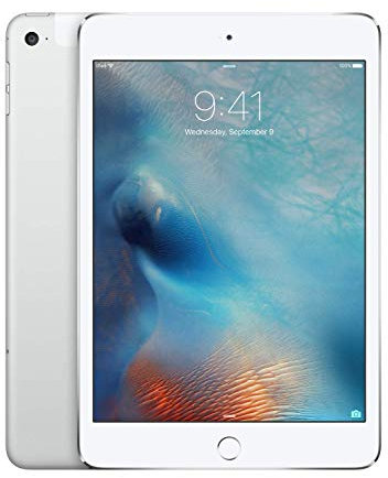 Late-2015 Apple iPad Mini (7.9-inch, Wi-Fi + Cellular, 128GB) - Silver (Renewed)