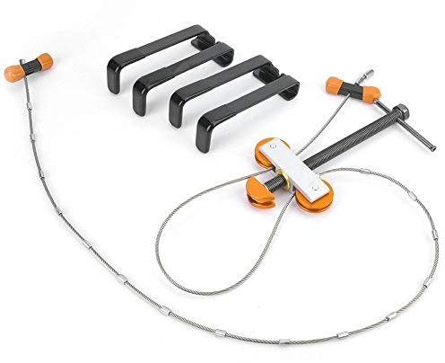 MAGT Bogenpresse, Edelstahl Compound Bogenpresse Mini Tragbare einfacher Kabelersatz Metallbogenpresse Jagd Bogenschießen Pfeilschießen Werkzeug