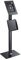 PureMounts PDS-5920 Standfuß mit Broschürenhalter und abschließbarem Stahlgehäuse für Tablets Apple iPad 9.7 / iPad 10.2 / iPad Pro 10.5 / iPad Air 10.5(Gen 3) / Samsung Tab A 10.1 2019, schwarz