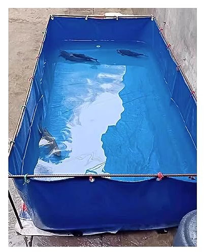Estanque De Peces Estanque De Peces De Lona,Tanque De Almacenamiento De Agua Portátil Plegable,Depósito De Estanque De Peces,Gran Piscina De Acuicultura,Piscina De Peces para La Cría De Koi,para Rieg