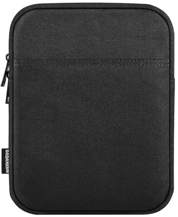Dadanism 8-9 Housse Protectrice Pochette Nylon pour iPad Mini 7/6 8,3 2024/2021, iPad Mini 5/4/3/2/1 7,9, Galaxy Tab A9/Tab A7 Lite 8,7/Tab A 8,0, Tab M8 (4/3/2) 8, Tab M9 9 2023, Noir