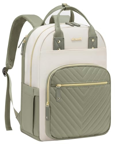 LOVEVOOK Laptop Backpack Women, 17.3 Inch Rucksack Bag for School Travel Business Uni, Large Work Backpacks Womens with Anti-Theft Zipper, Lightweight Ladies Back Pack