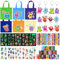 Tacobear Monster Party Mitgebsel Kindergeburtstag Give Aways Gastgeschenke mit Geschenktüten Leuchtendes Tattoo Schnapparmband Schlüsselanhänger Party Mitbringsel Pinata Füllung Junge Mädchen